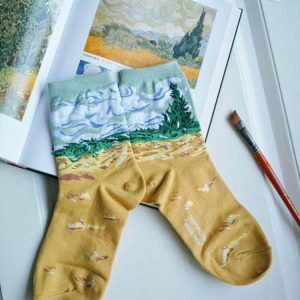 artistic socks 4 pack dynamic & youthful designs 1643