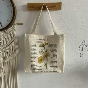 botanic print shoulder bag   chic & eco friendly accessory 1347