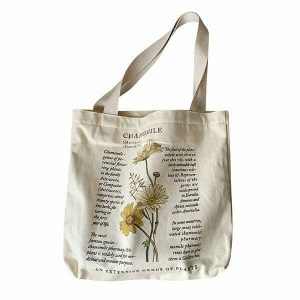 botanic print shoulder bag   chic & eco friendly accessory 7566