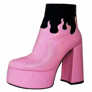 bubblegum pink boots chic & youthful streetwear staple 4104