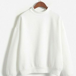 chic basic sweatshirt   minimalist & comfort essential 1082