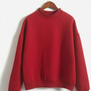 chic basic sweatshirt   minimalist & comfort essential 1139