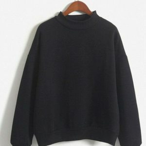 chic basic sweatshirt   minimalist & comfort essential 7542