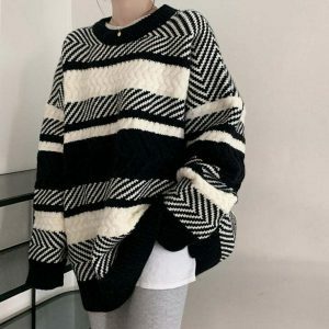 chic cozy grandma sweater vintage comfort & style 5979