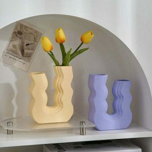 chic danish pastel vase wave design 7101