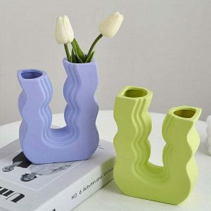 chic danish pastel vase wave design 8692