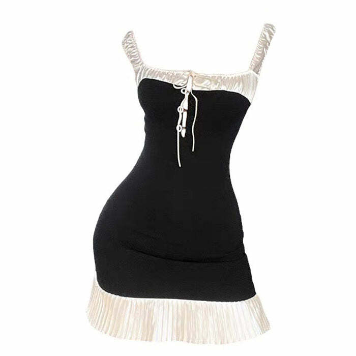 chic french maid mini dress   iconic y2k streetwear look 3424
