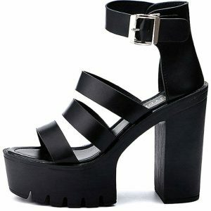 chic gigi strap heels   sleek design & youthful appeal 4021