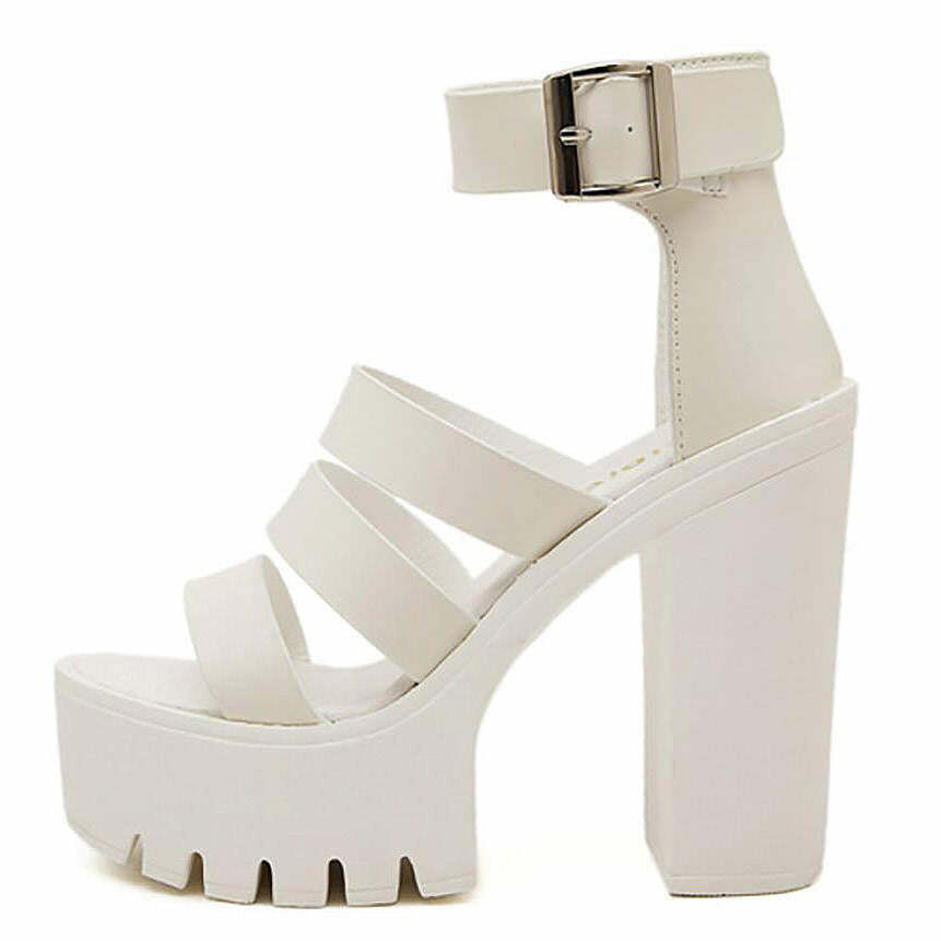 chic gigi strap heels   sleek design & youthful appeal 5562