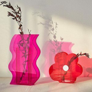 chic postmodern vases sleek acrylic 2026