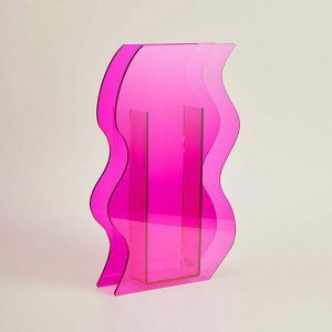 chic postmodern vases sleek acrylic 5288