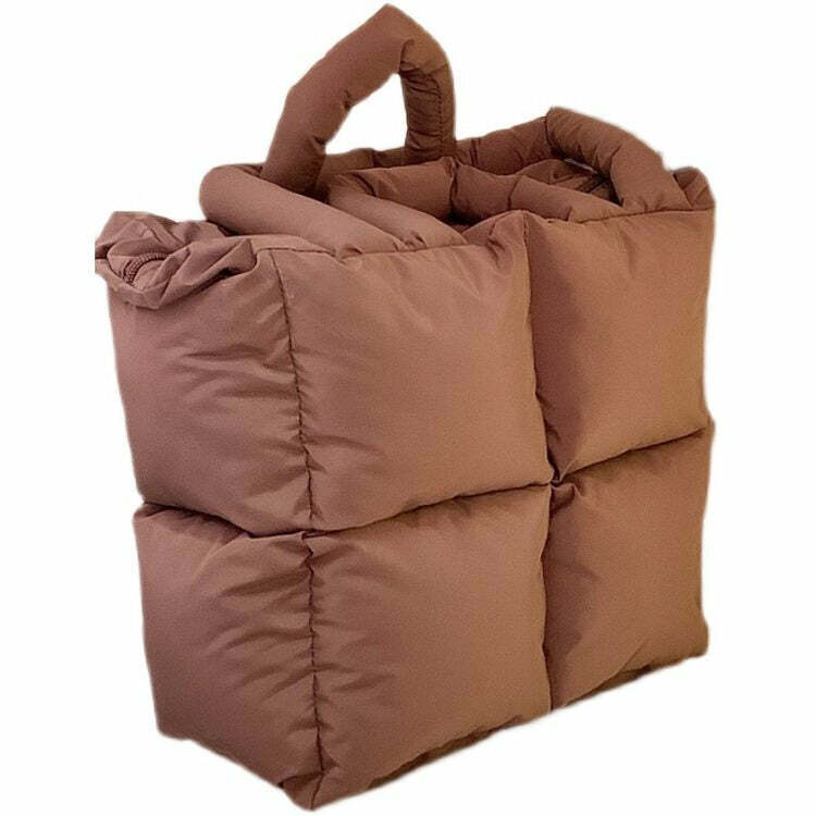 chic puffy shoulder bag   sleek design meets functionality 1729