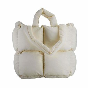 chic puffy shoulder bag   sleek design meets functionality 7744
