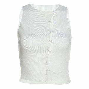 chic ribbed top with portrait mode button detail 1266