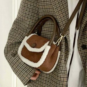 chic sheepskin mini bag   luxurious & compact style 1899