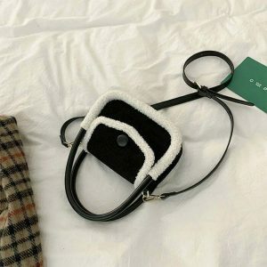 chic sheepskin mini bag   luxurious & compact style 2036