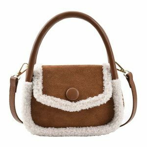 chic sheepskin mini bag   luxurious & compact style 5481