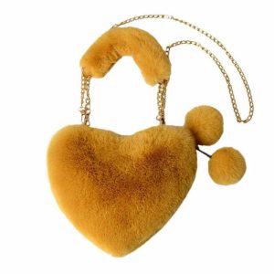 chic softie heart bag   youthful & trendy 3404