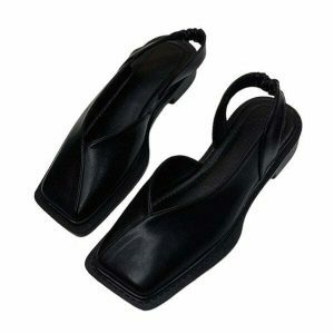 chic square toe sandals   sleek design meets comfort 1996