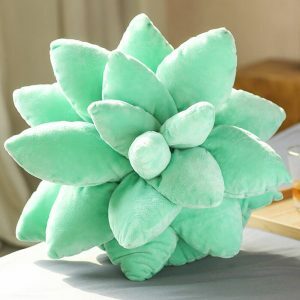 chic succulent pillow for plant moms   youthful aesthetic 2022