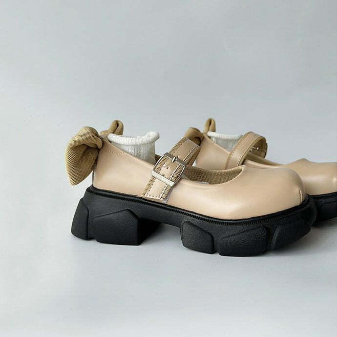 chunky mary jane platform sandals   youthful & edgy style 6716