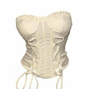 clean girl aesthetic lace up corset chic & sculpting 2001