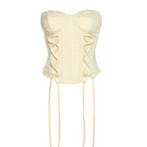 clean girl aesthetic lace up corset chic & sculpting 4888