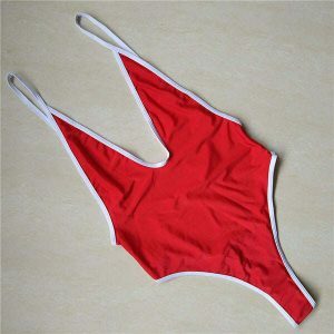 color block swimsuit   youthful & dynamic one piece design 6128