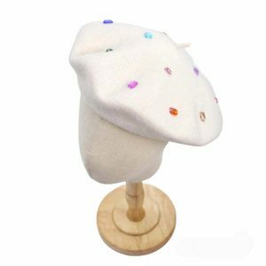 colorful rhinestone beret chic & vibrant accessory 3327