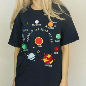 cosmic solar system tee youthful & vibrant design 5640