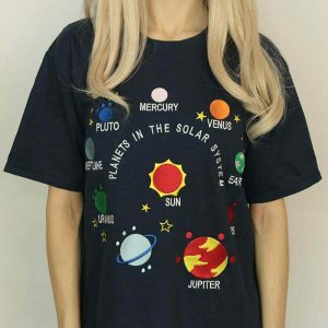 cosmic solar system tee youthful & vibrant design 8316