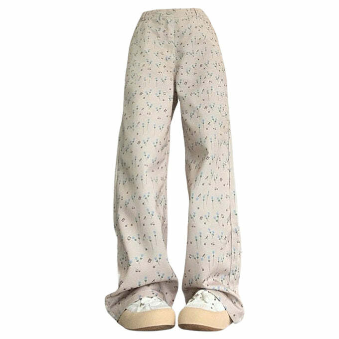 cottagecore aesthetic floral pants youthful floral pants cottagecore chic & trendy 7241