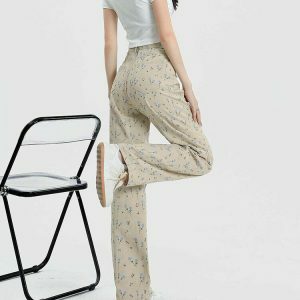 cottagecore aesthetic floral pants youthful floral pants cottagecore chic & trendy 8695