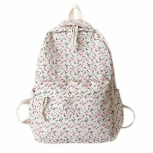 cottagecore floral backpack vintage charm & practicality 1242