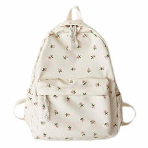 cottagecore floral backpack vintage charm & practicality 5314