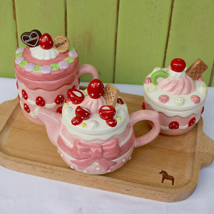 cottagecore strawberry mug   handcrafted ceramic delight 4122