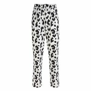 cow print pants youthful & bold streetwear statement 6939