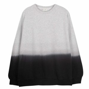 cozy gradient sweatshirt   youthful & comfortable style 5753