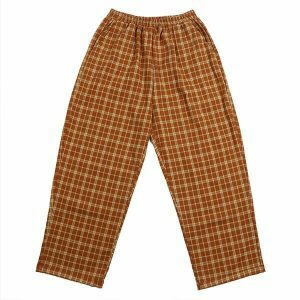 cozy plaid trousers youthful & chic streetwear staple 4503