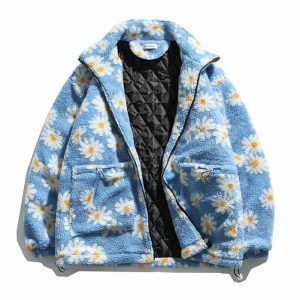 daisy fuzzy jacket   chic & cozy y2k inspired outerwear 4652