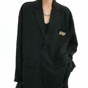 dark academia blazer iconic & youthful style 8519