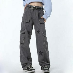 downtown star baggy jeans youthful & chic streetwear 2541