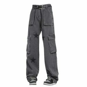 downtown star baggy jeans youthful & chic streetwear 4670