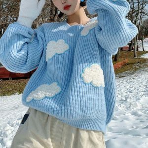 dreamy cloud sweater youthful & crafted design 4049