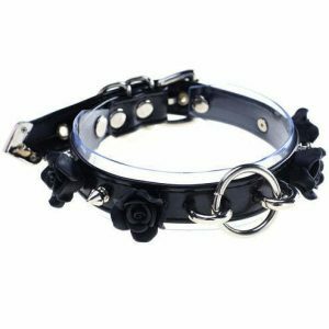 edgy gothic roses choker   timeless & bold 3279
