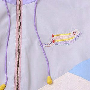 embroidered tennis jacket   chic & sporty streetwear classic 2827