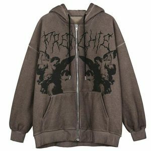 fairy grunge hoodie youthful aesthetic & crafted design 3902