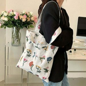 floral embroidered tote bag chic & crafted elegance 6870