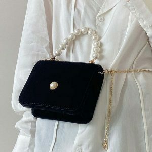 french girl chic pearl chain bag   exclusive & luxurious 1357