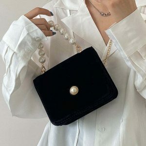 french girl chic pearl chain bag   exclusive & luxurious 8794